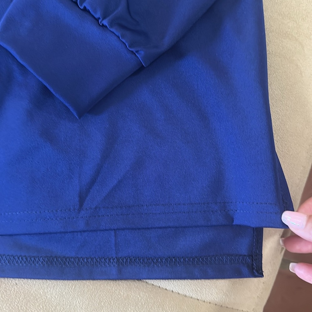 Navy Women's 2 piece wide leg pants & top set - Picture 6 of 14